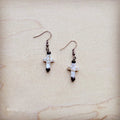 **Mother-of-Pearl Cross Earrings 224c