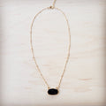 **Knotted Gold Chain Necklace w/ Pendant 257kz