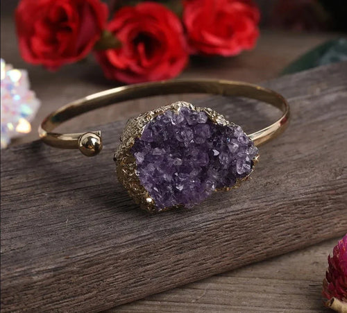 Amethyst Cuff Bracelets