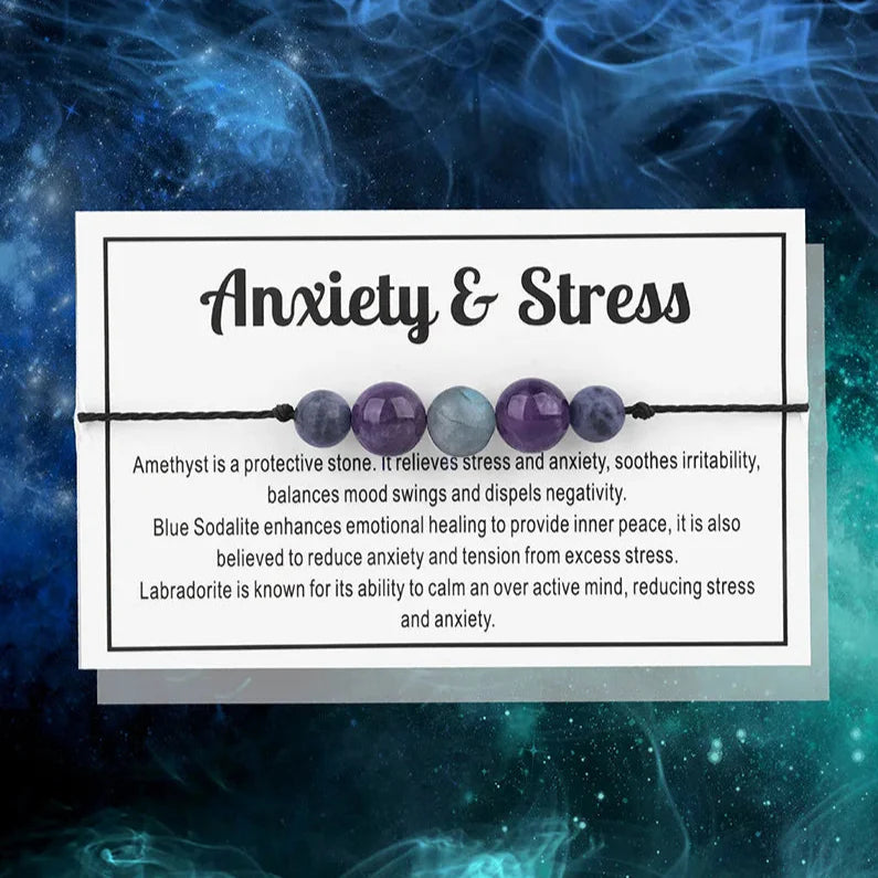 Healing Crystal Bead Bracelets
