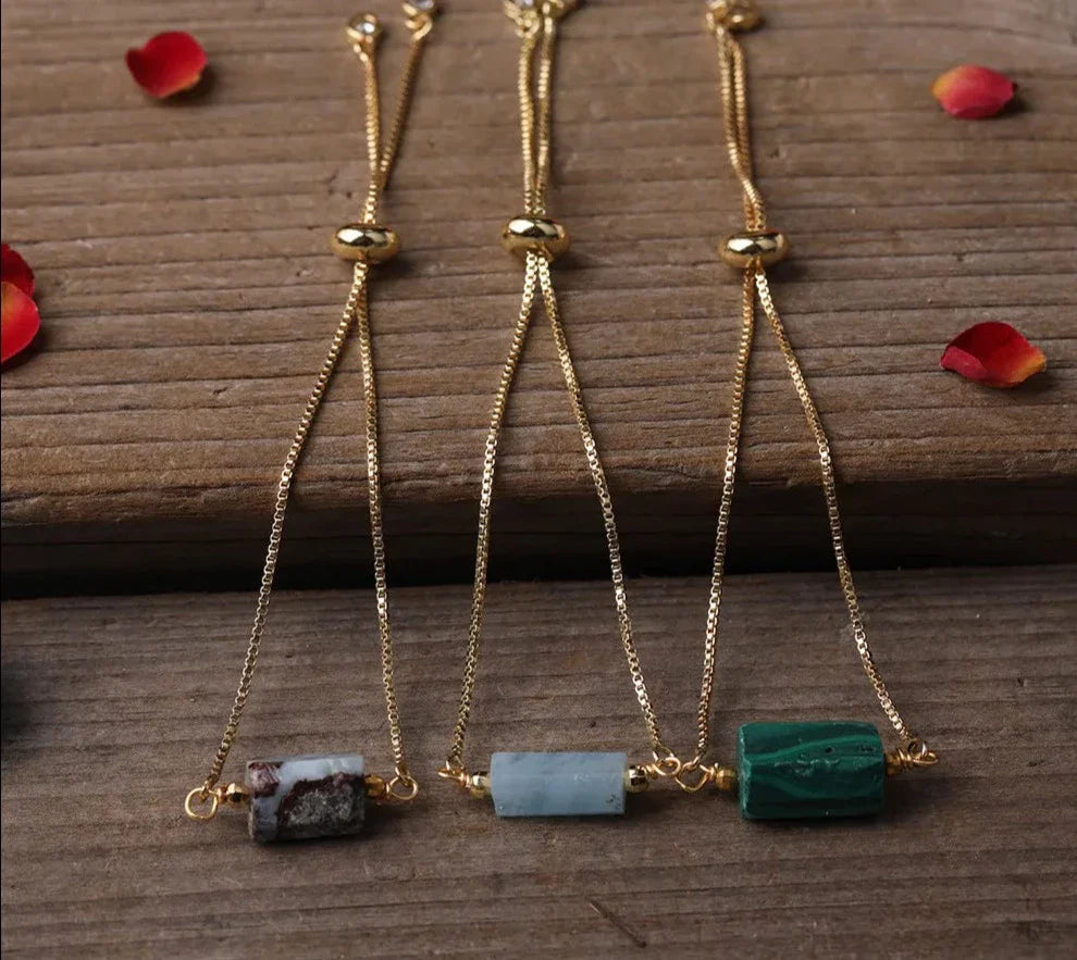 Crystal Gold Adjustable Bracelets