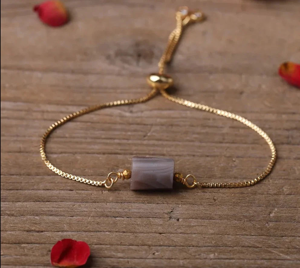 Crystal Gold Adjustable Bracelets