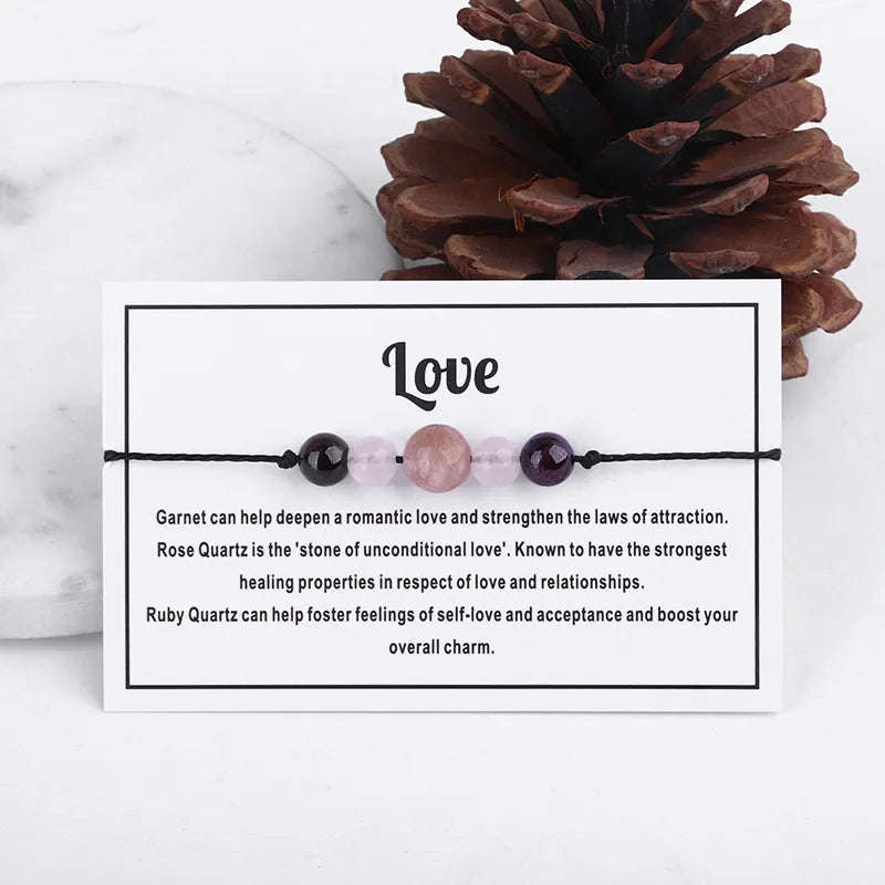 Healing Crystal Bead Bracelets