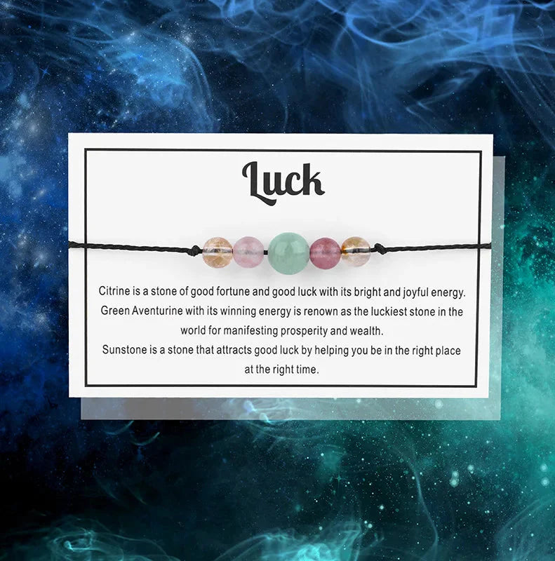 Healing Crystal Bead Bracelets
