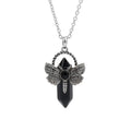 Moth Crystal Necklace