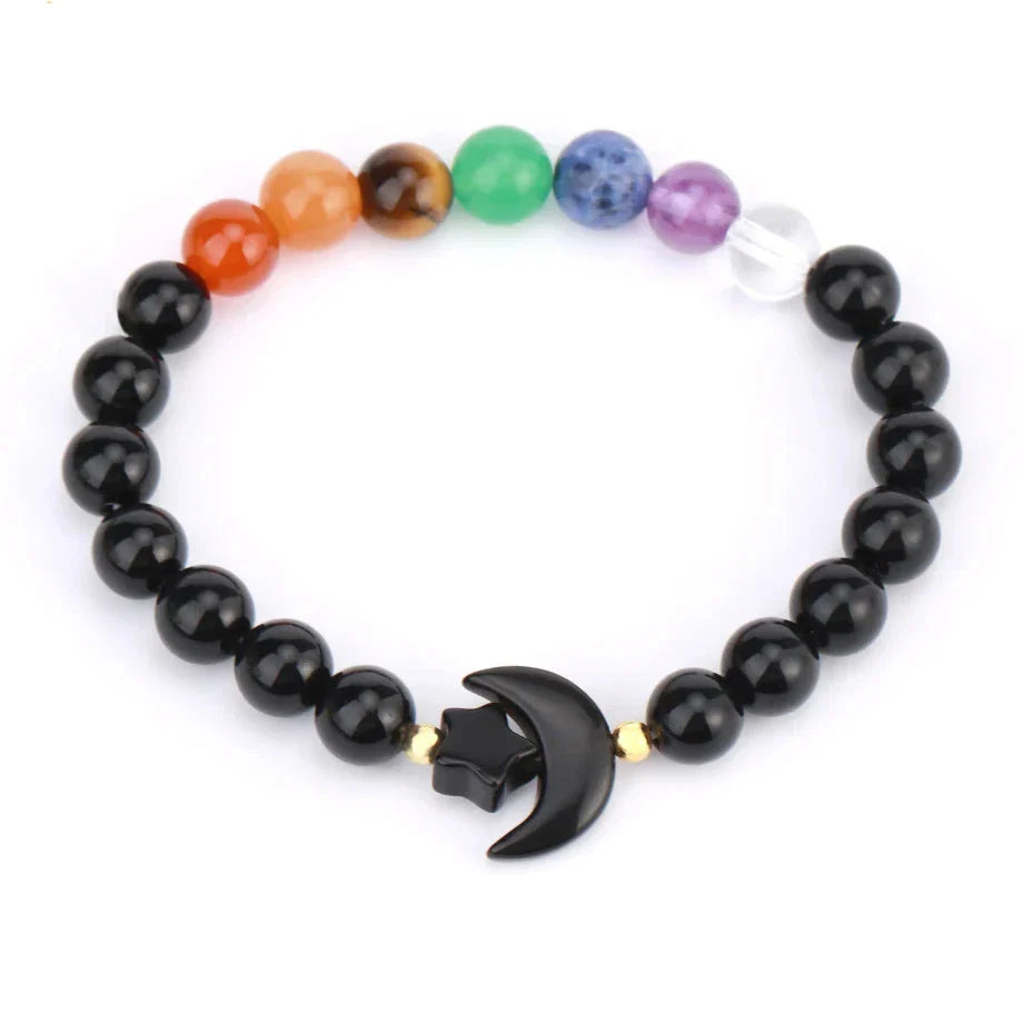 Moon Crystal Bead Bracelets