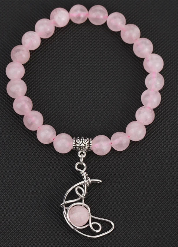 Moon Crystal Bead Bracelets