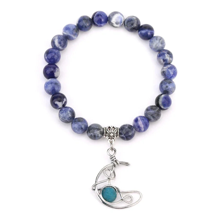 Moon Crystal Bead Bracelets