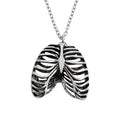 Rib Cage & Heart Necklace