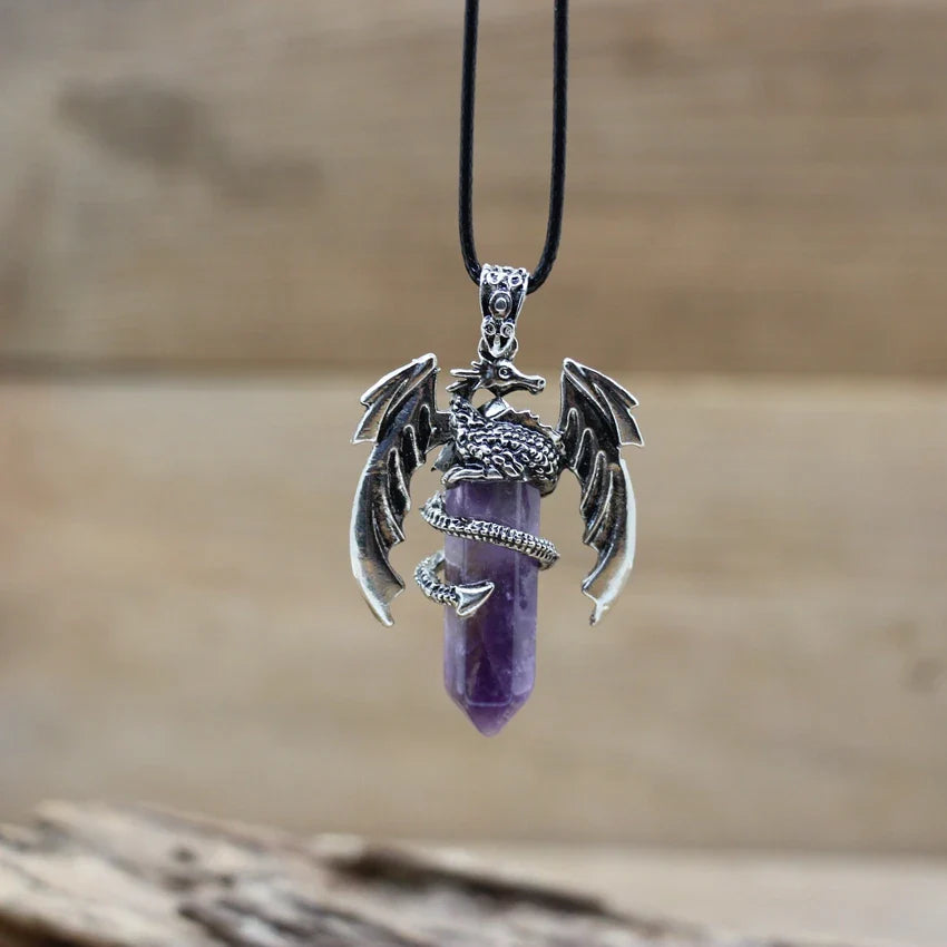 Dragon Crystal Pendant Necklace