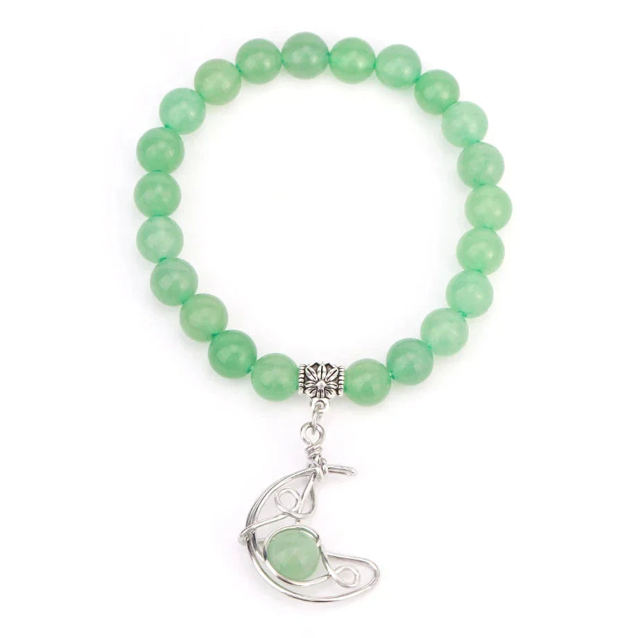Moon Crystal Bead Bracelets