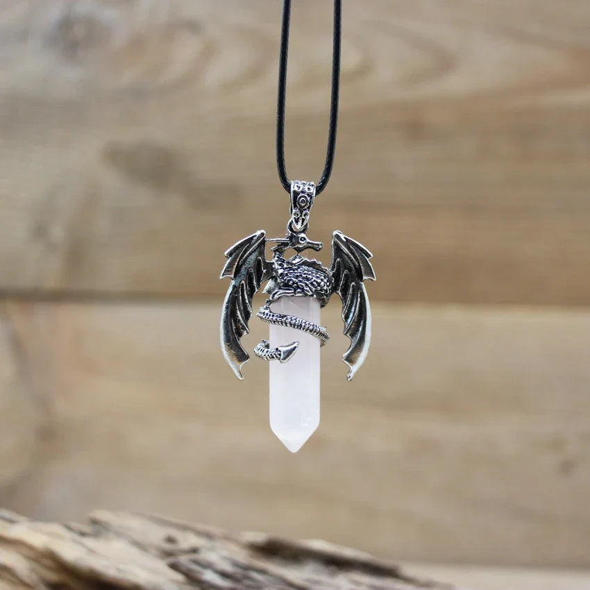 Dragon Crystal Pendant Necklace