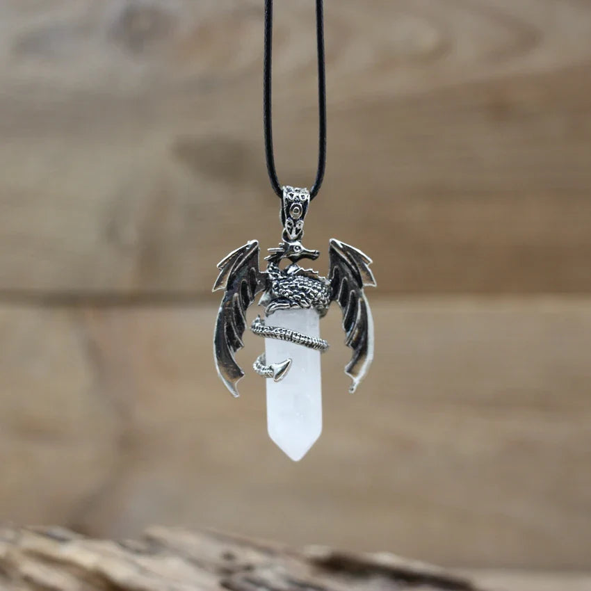 Dragon Crystal Pendant Necklace