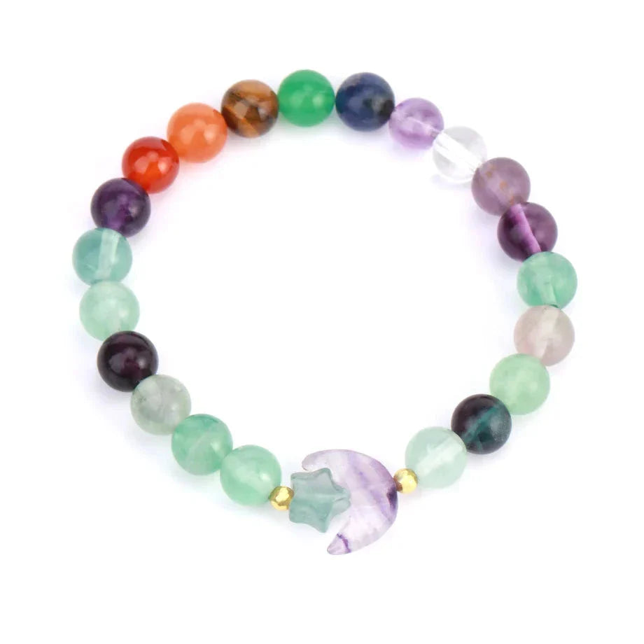 Moon Crystal Bead Bracelets