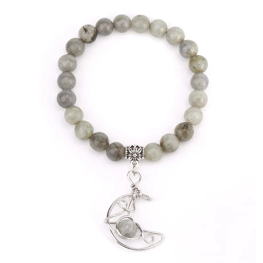 Moon Crystal Bead Bracelets