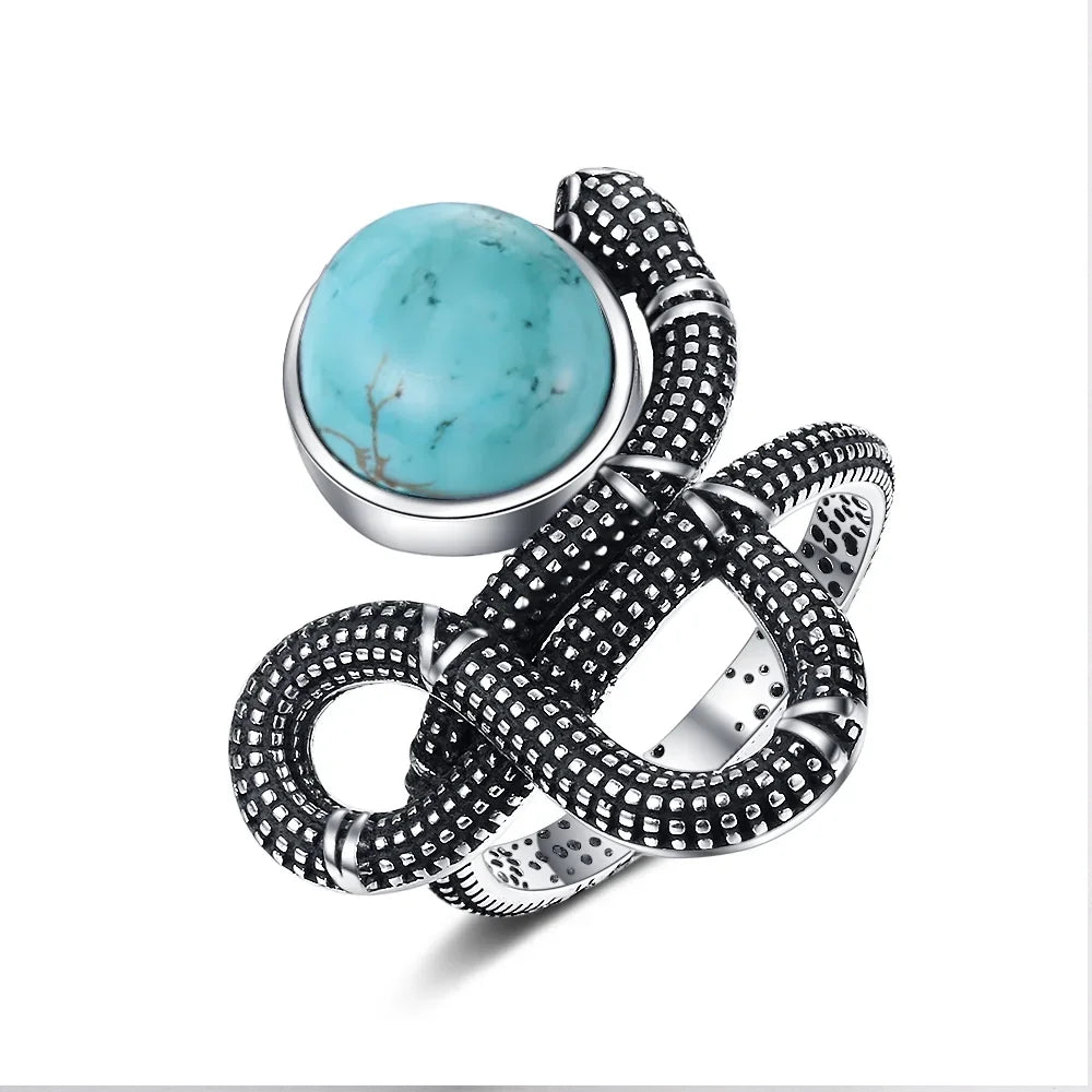 Crystal Snake Rings