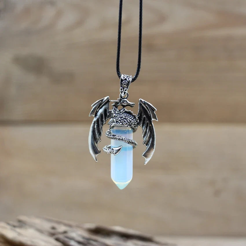 Dragon Crystal Pendant Necklace