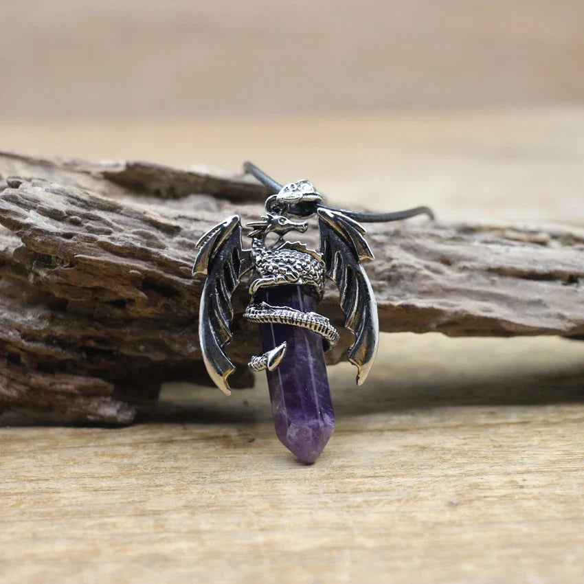 Dragon Crystal Pendant Necklace