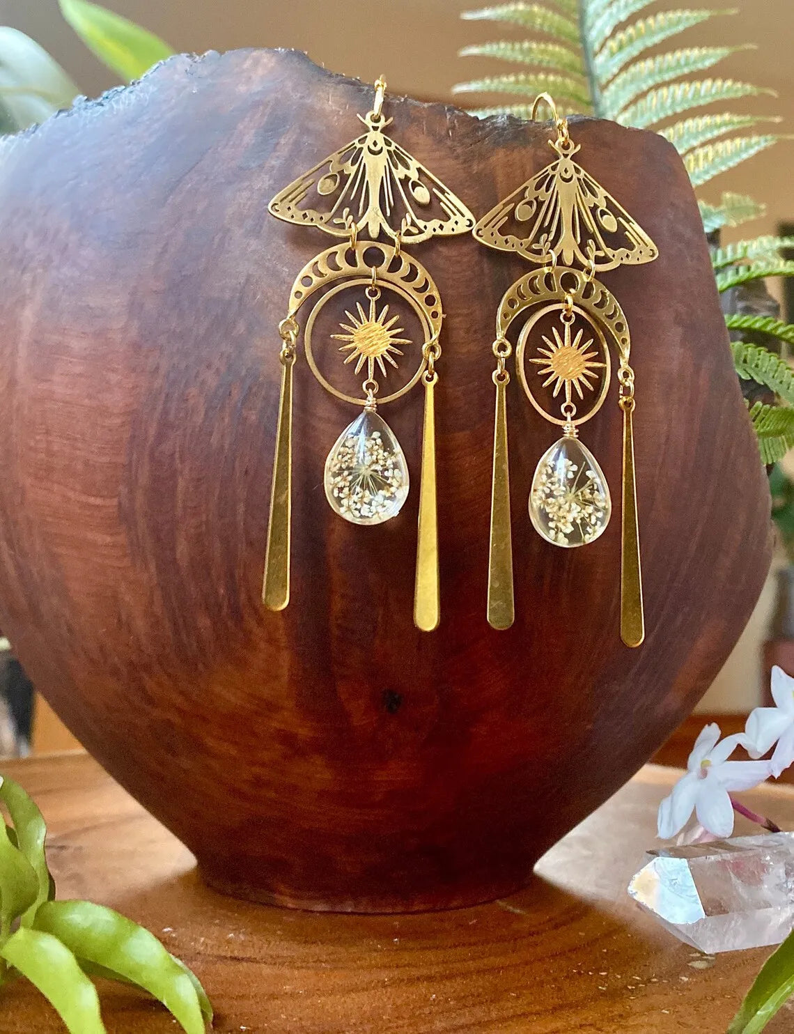 Assorted Moth & Butterfly Dangle Earrings