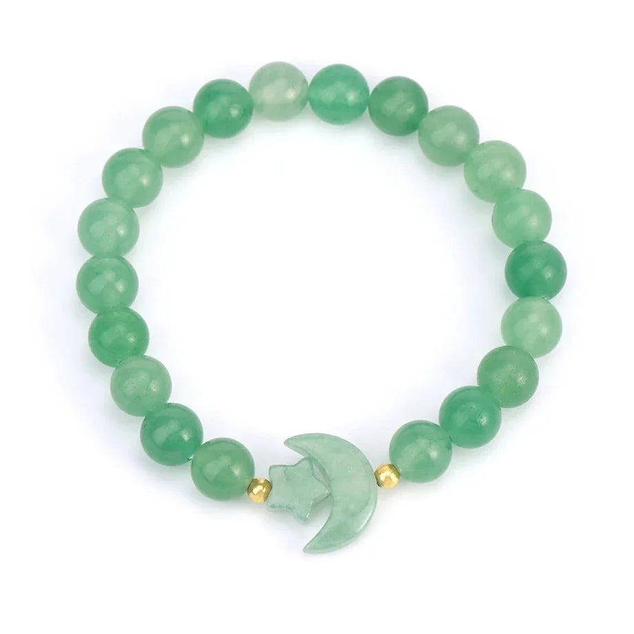 Moon Crystal Bead Bracelets