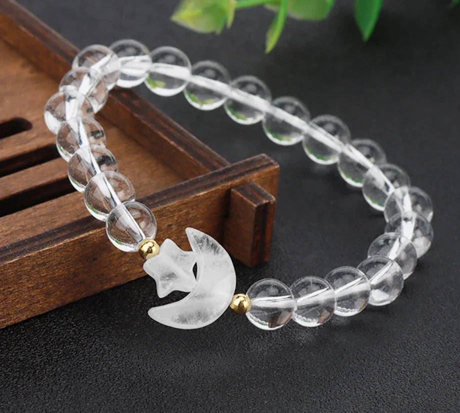 Moon Crystal Bead Bracelets