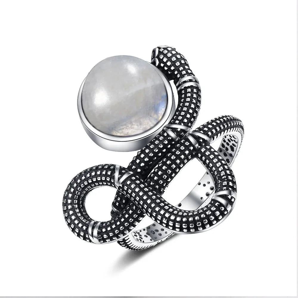 Crystal Snake Rings