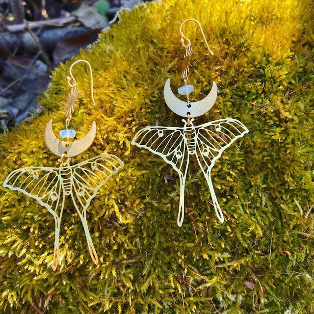 Assorted Moth & Butterfly Dangle Earrings