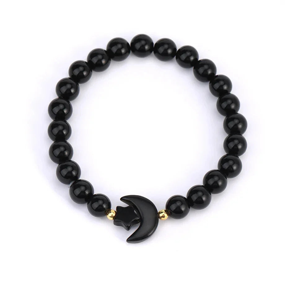 Moon Crystal Bead Bracelets