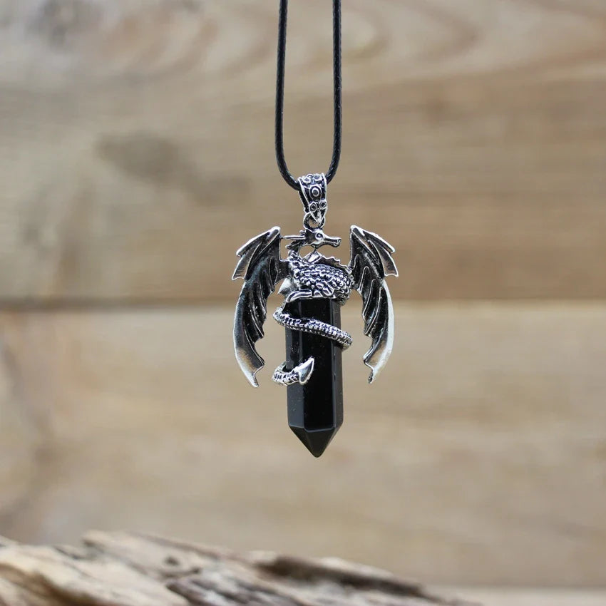 Dragon Crystal Pendant Necklace