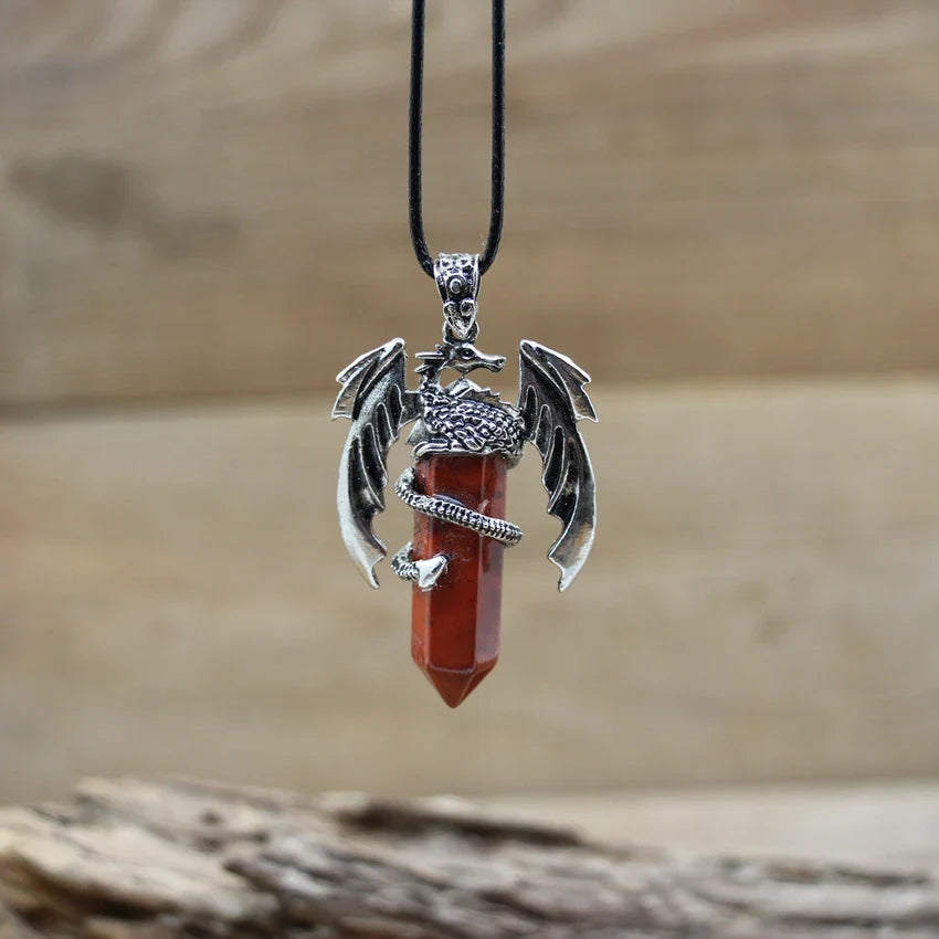 Dragon Crystal Pendant Necklace