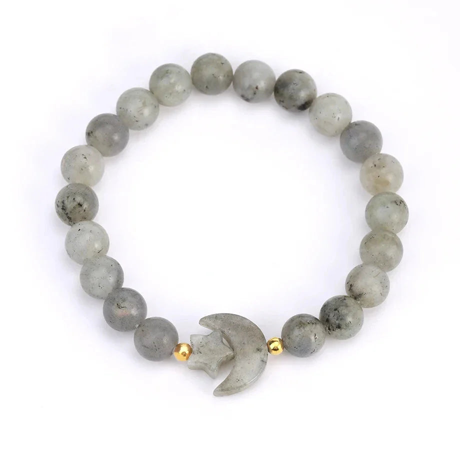 Moon Crystal Bead Bracelets
