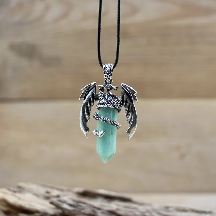 Dragon Crystal Pendant Necklace
