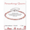 Faceted Gemstone Bead Bracelets