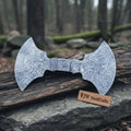 9 Inch Wide Double Bit Damascus Axe Head