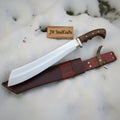 Handmade Survival Bowie Knife with High Carbon Steel Blade