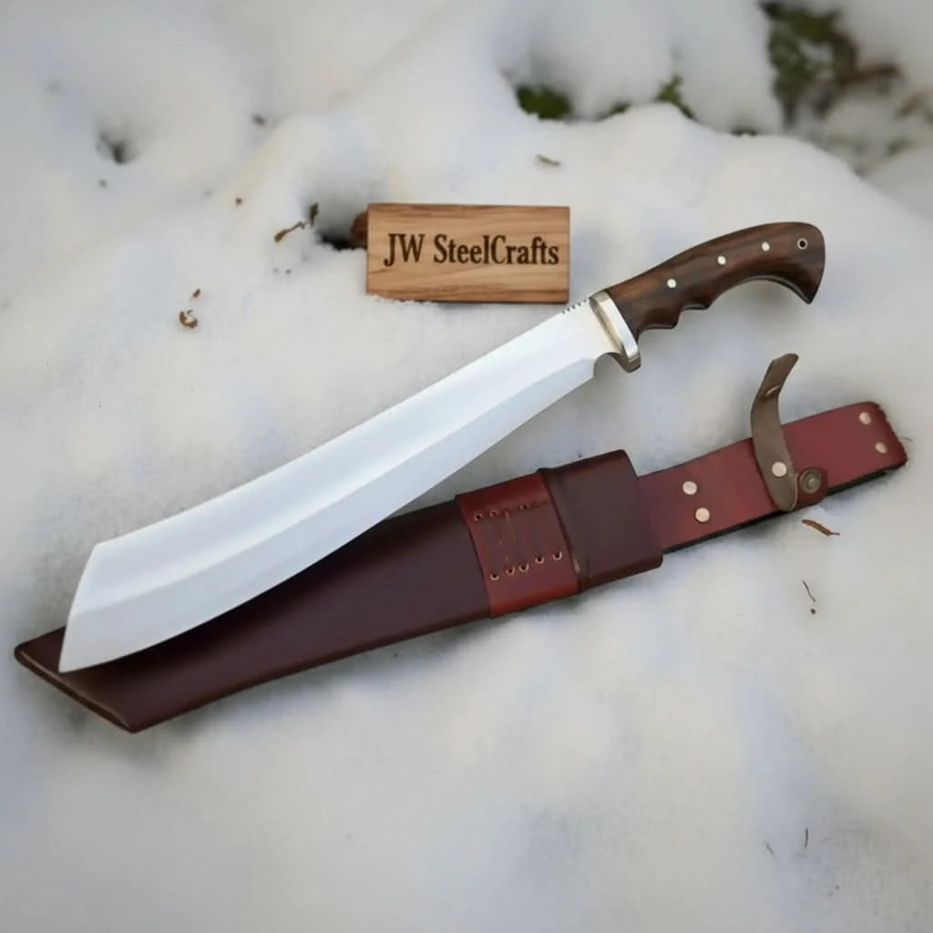 Handmade Survival Bowie Knife with High Carbon Steel Blade