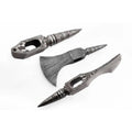 Single-Bit Bearded Axe Head with Tapered Spike Poll