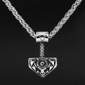 Vikings Nordic Thor Hammer Stainless Steel Necklace