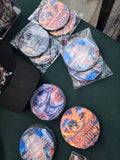 Custom Glass Band Coasters