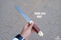 Viking Seax Knife By JW Steel Crafts.