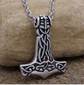Vikings Thor's Hammer Pendant Necklace