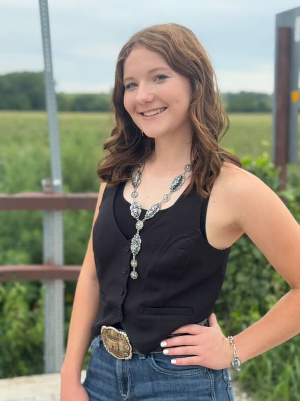 White Buffalo Style Western Lariat - 24" Statement Necklace