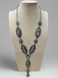 White Buffalo Style Western Lariat - 24" Statement Necklace